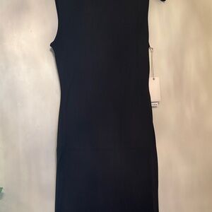 Good American Classic Black Midi Dress